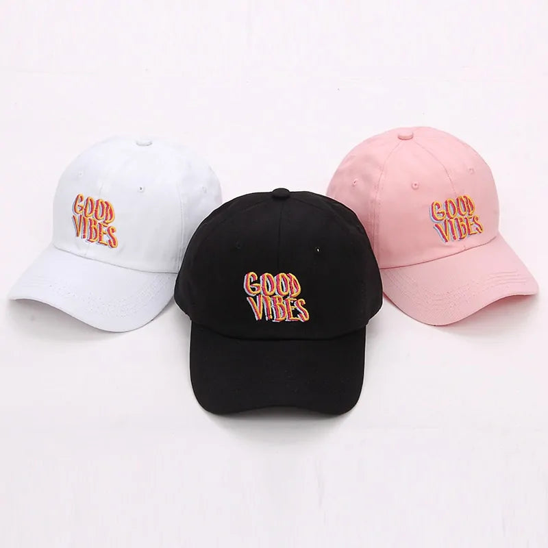 Stylish Good Vibes Embroidered Unisex Hat