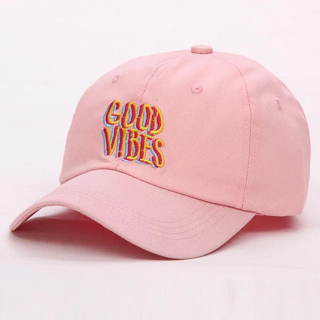 Stylish Good Vibes Embroidered Unisex Hat
