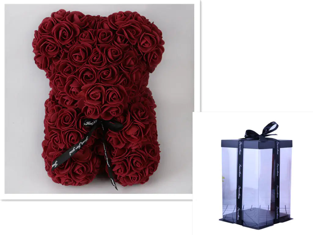 Enchanting Rose Teddy for Valentine's