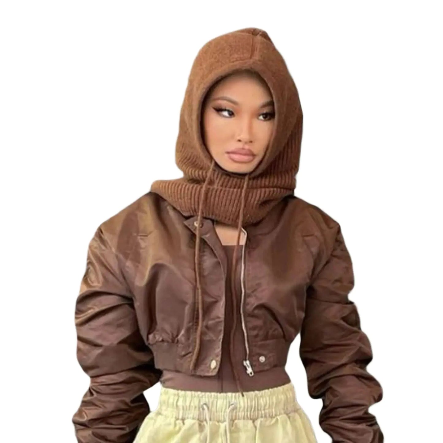 Stylish Cold-Weather Scarf Hood