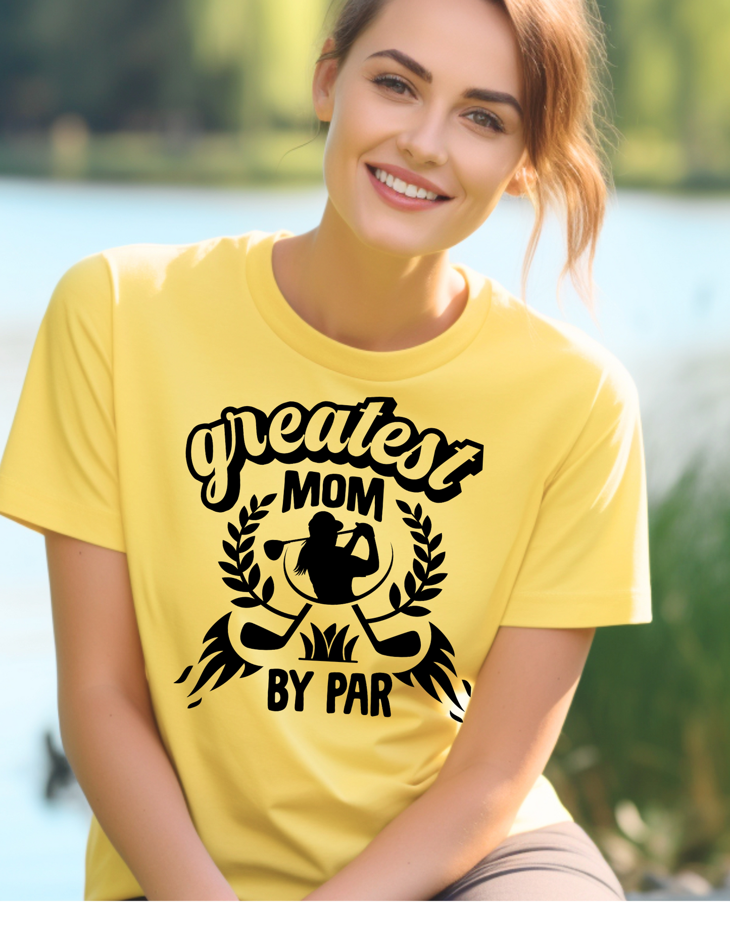 T-Shirt Greatest Mom By Par Unisex Jersey Short Sleeve Tee