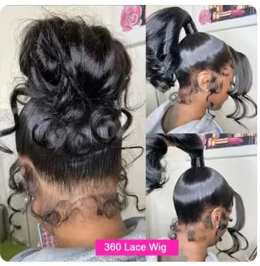 Luxurious Human Hair Lace Wig