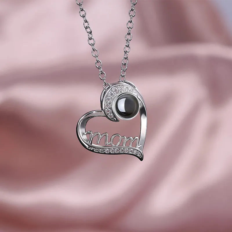 Elegant Titanium Geometric Necklace – Premium Gift