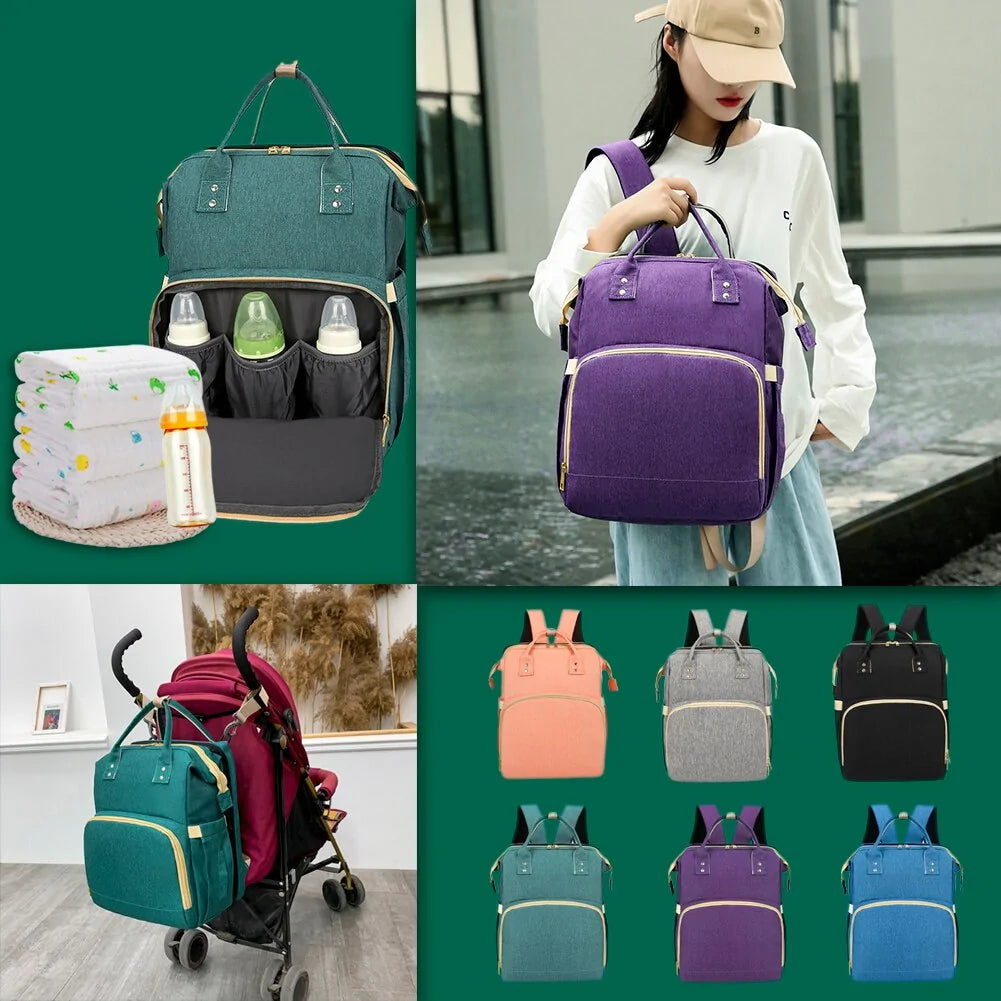 Travel-Ready Diaper and Crib Bag