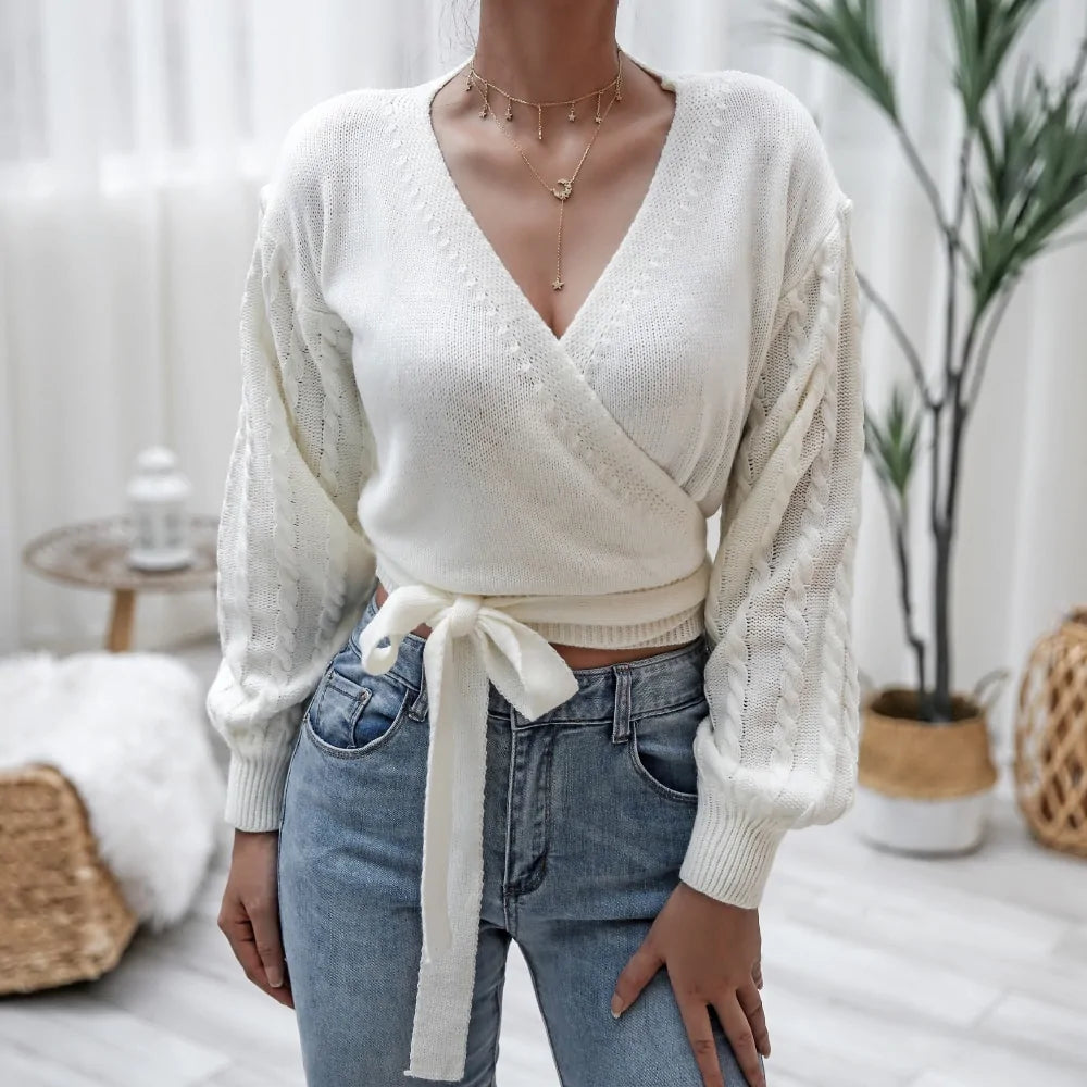 Signature Wrap Style Sweater