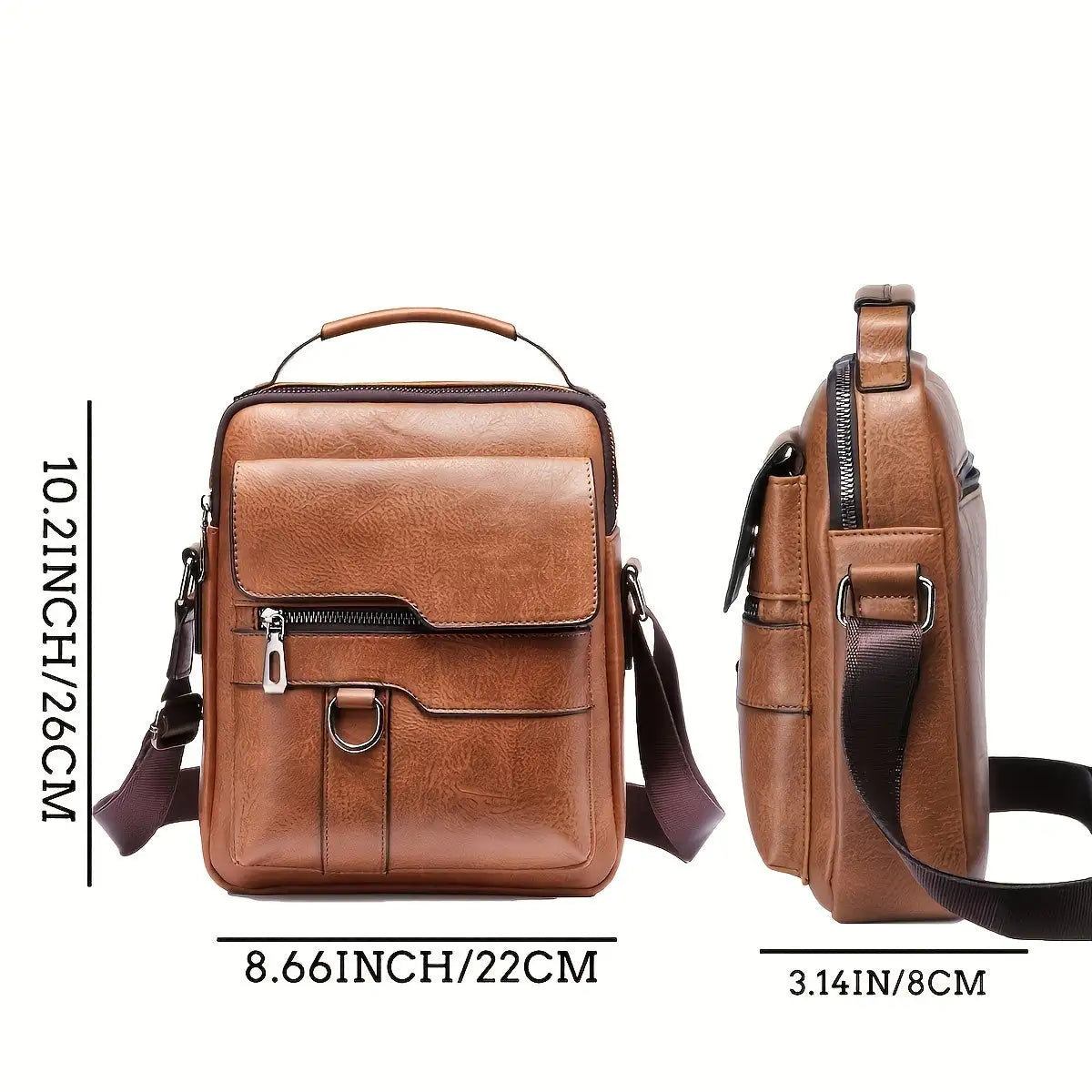 Professional and Stylish Compact Men's Messenger Bag
