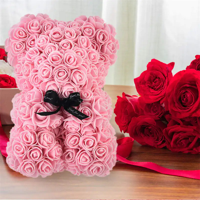 Enchanting Rose Teddy for Valentine's