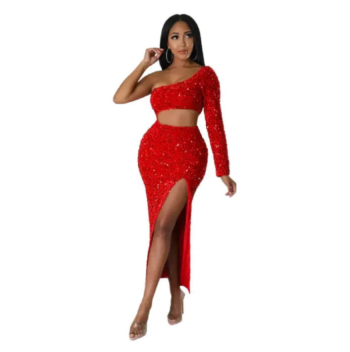 Chic One-Shoulder Dress