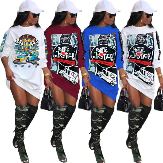 Cartoon Print Dresses