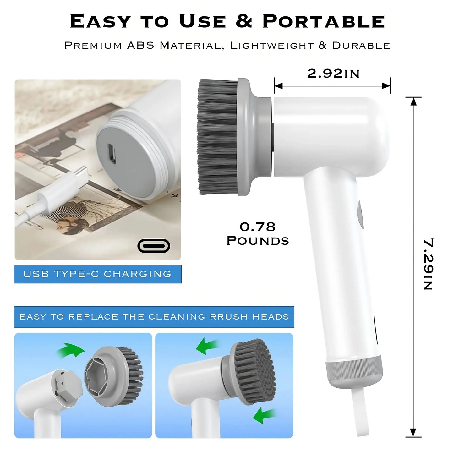 Superior Cleaning Pro Power Scrub Brush