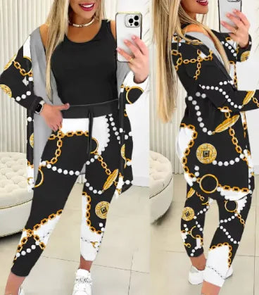 Women's Casual Printed Suits