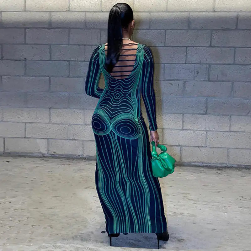 Artistic Flair Maxi Dress