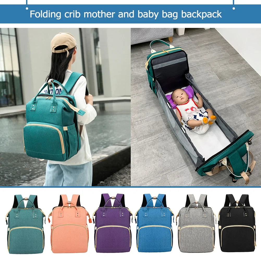 Travel-Ready Diaper and Crib Bag