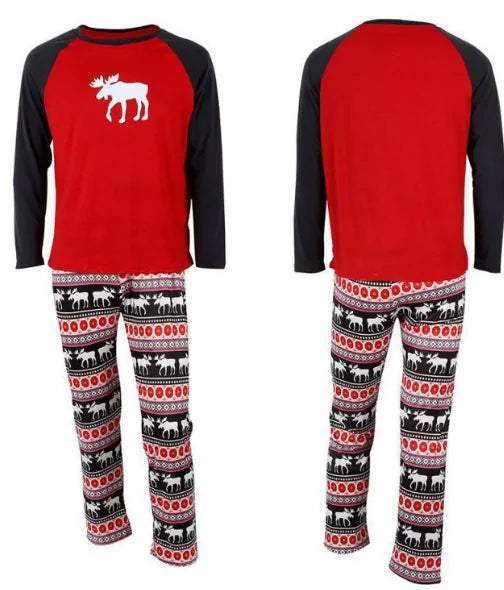 Reindeer Design Matching Christmas Pajamas