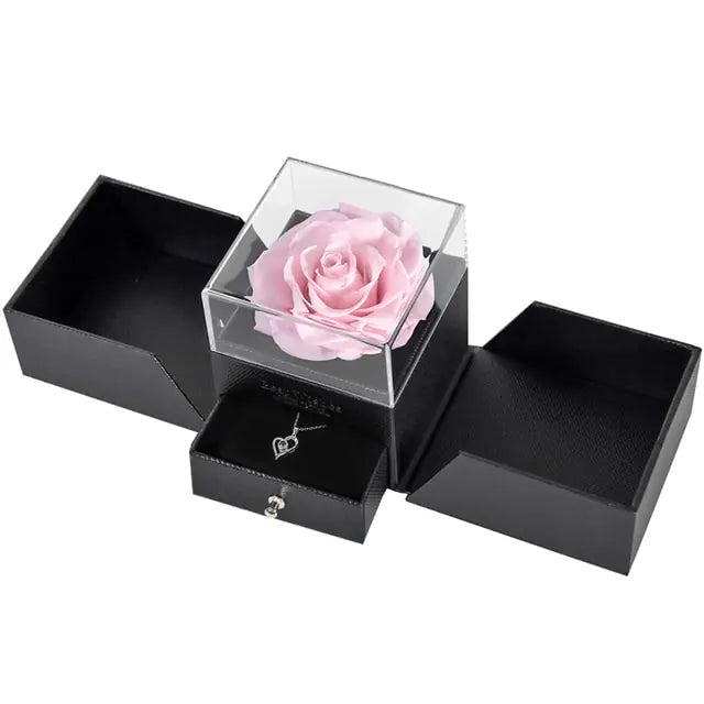 Forever Rose Love Necklace Set