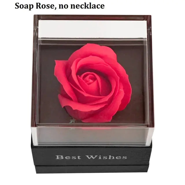 Forever Rose Love Necklace Set