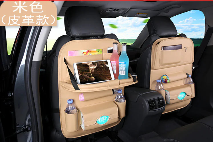Essential Car Seat Storage with Pull-Out Table