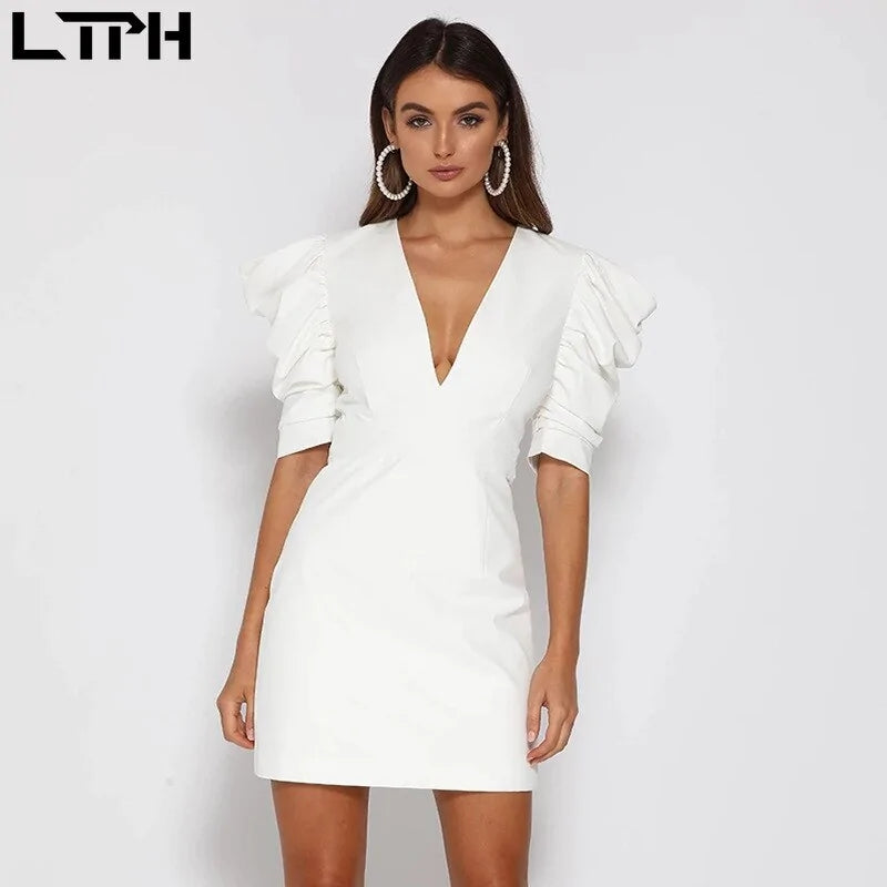Chic Summer Backless V-Neck Dress