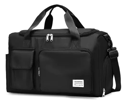Stylish Versatile Lightweight Carry On Duffel Tote Bag with Dry Wet Separation Pocket, Travel Weekender Bag for Women and Men with Shoe Compartment