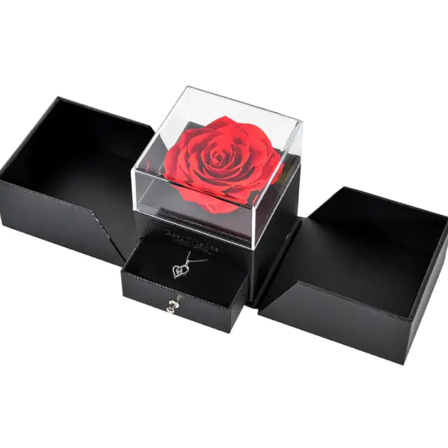 Forever Rose Love Necklace Set