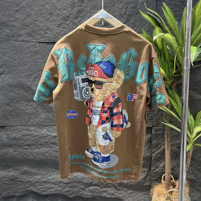 Men's Streetwear Anime Print T-Shirt - Summer Edition