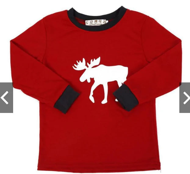 Reindeer Design Matching Christmas Pajamas