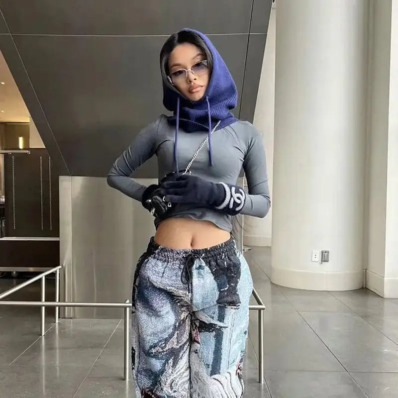 Stylish Cold-Weather Scarf Hood