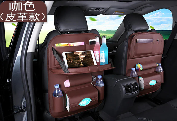 Essential Car Seat Storage with Pull-Out Table