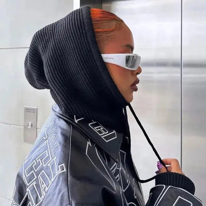 Stylish Cold-Weather Scarf Hood