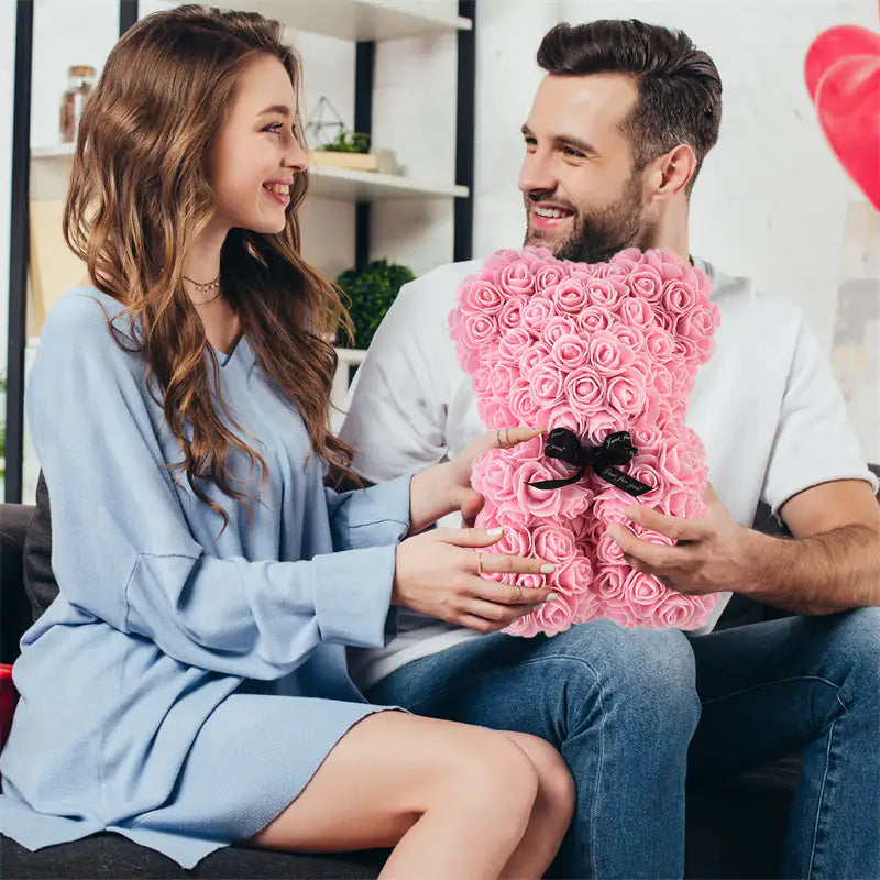 Enchanting Rose Teddy for Valentine's
