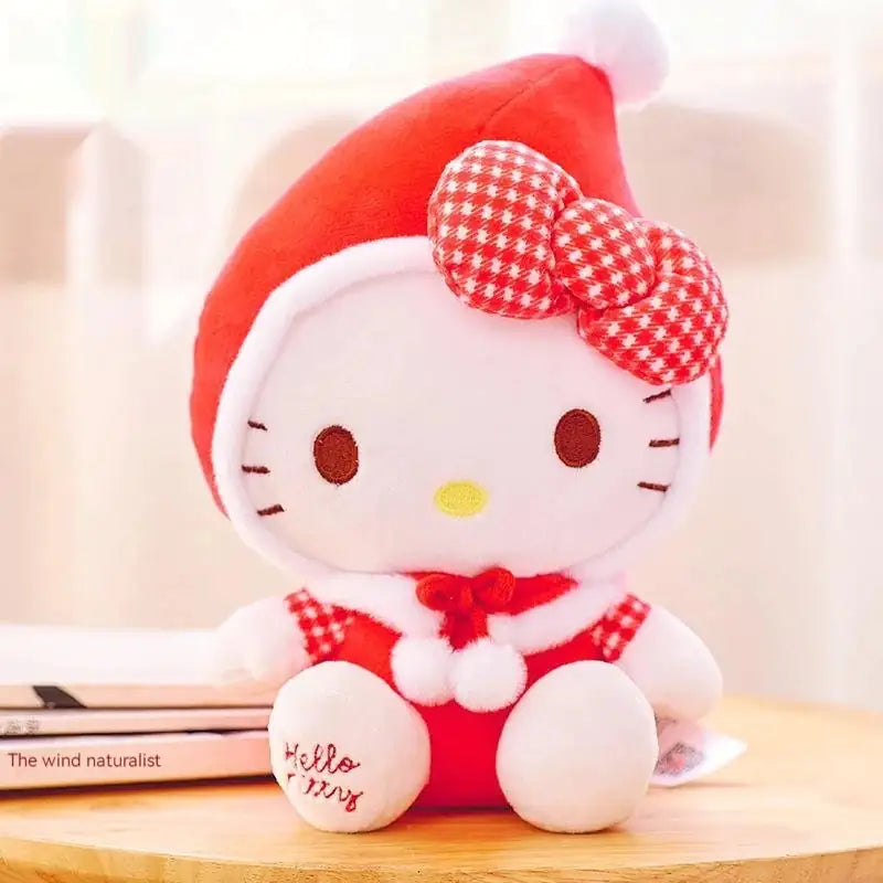 Adorable Hello Kitty Christmas Santa Reindeer Plushies