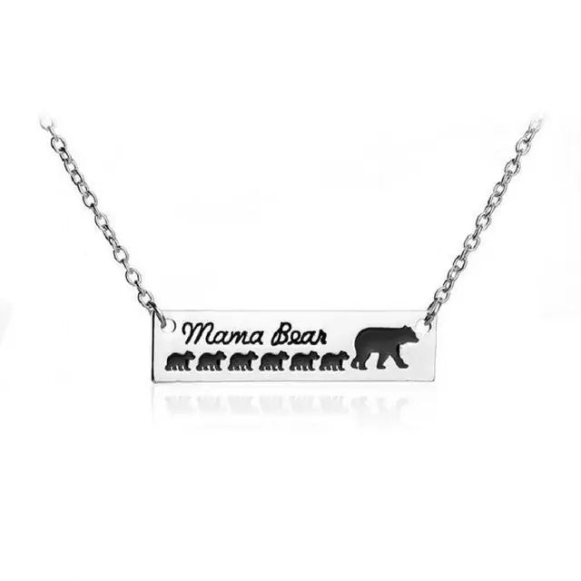 Mommy Bear Silver Keepsake