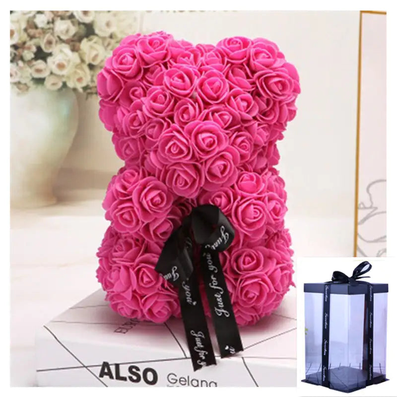 Enchanting Rose Teddy for Valentine's