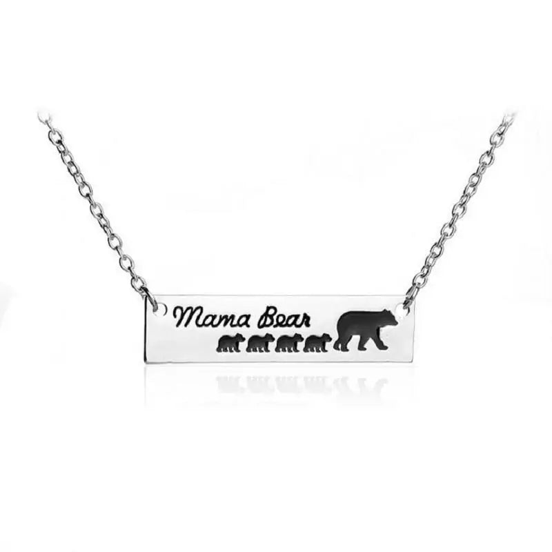 Mommy Bear Silver Keepsake