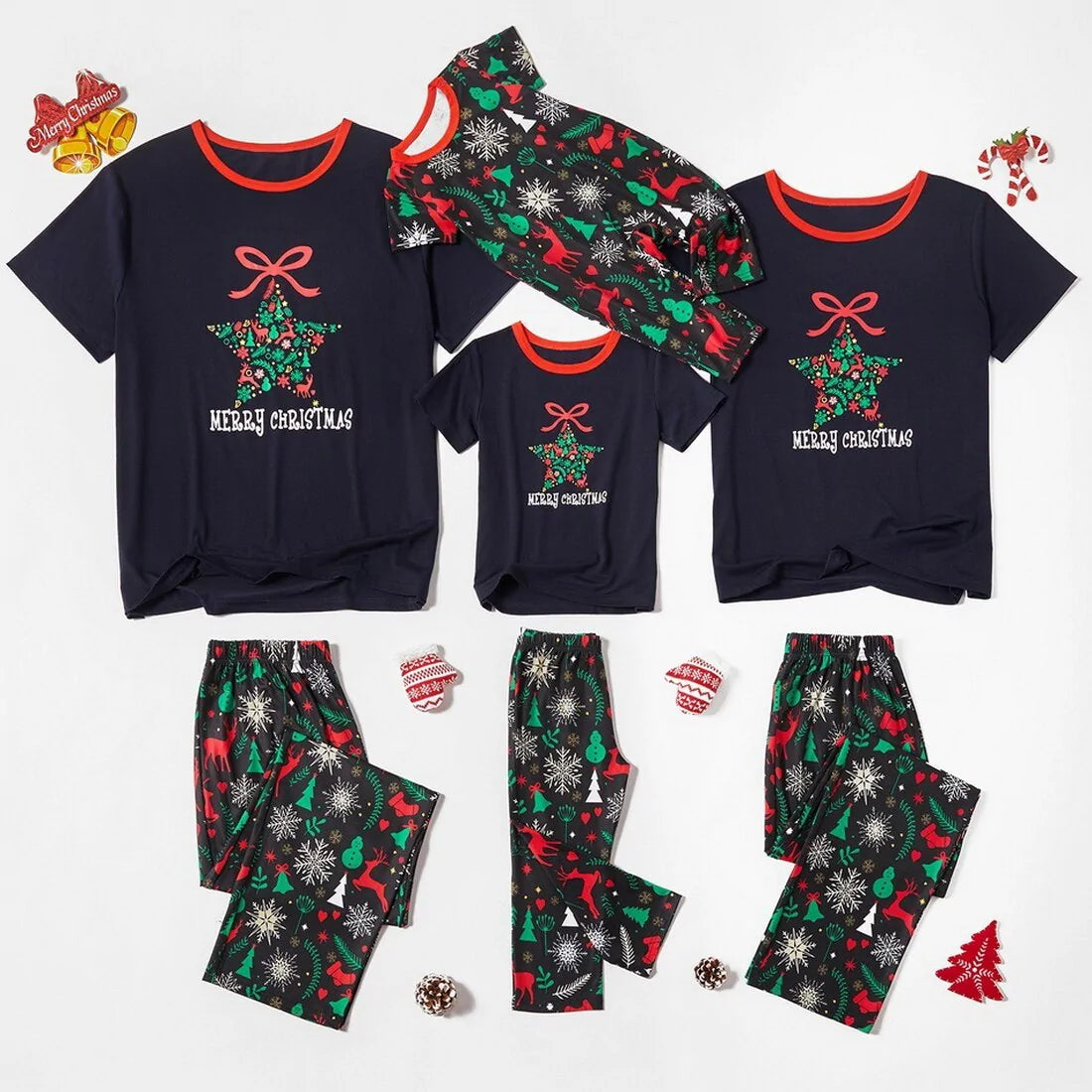 Festive Christmas Family Pajamas