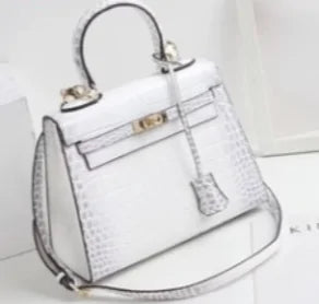 The Los Angeles Genuine Cow Leather Crocodile Bag