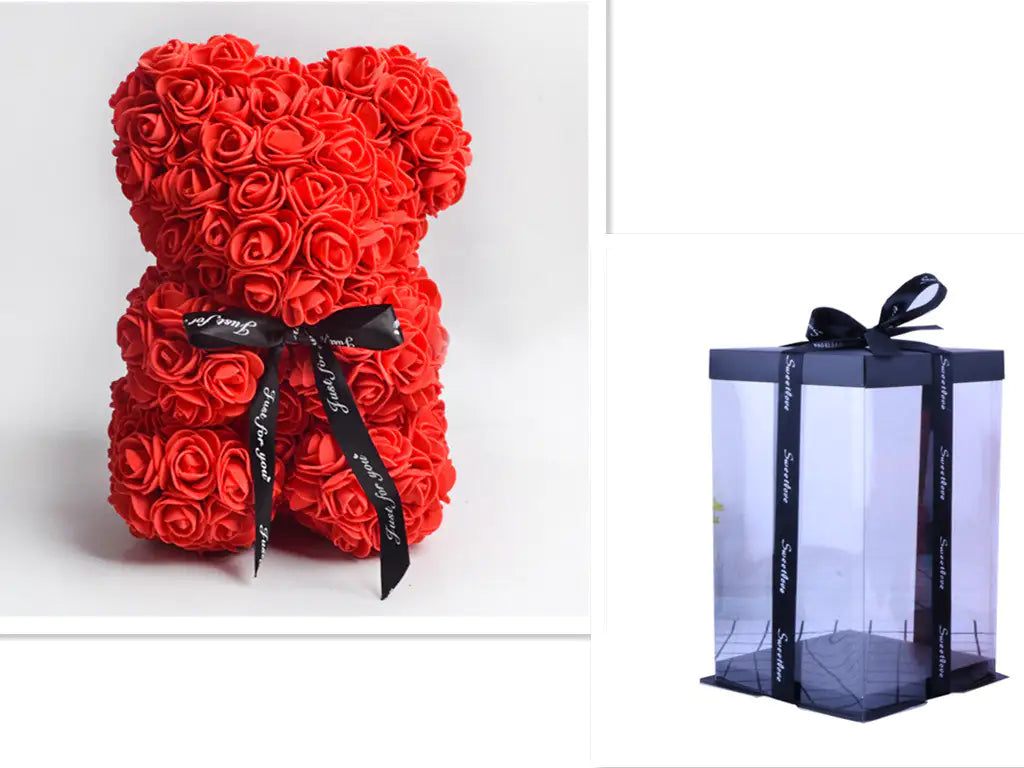 Enchanting Rose Teddy for Valentine's