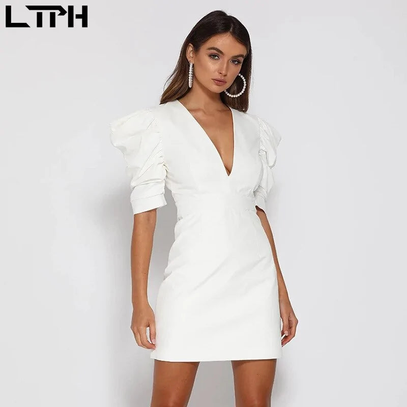 Chic Summer Backless V-Neck Dress