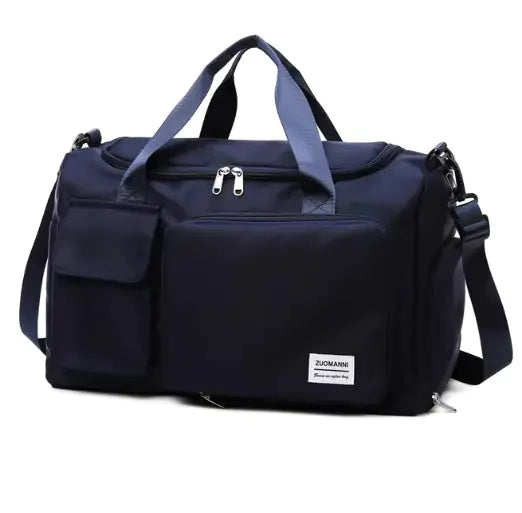 Stylish Versatile Lightweight Carry On Duffel Tote Bag with Dry Wet Separation Pocket, Travel Weekender Bag for Women and Men with Shoe Compartment