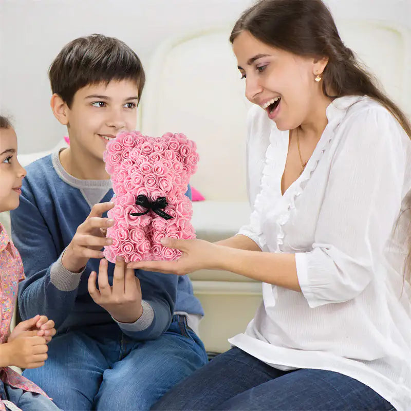 Enchanting Rose Teddy for Valentine's