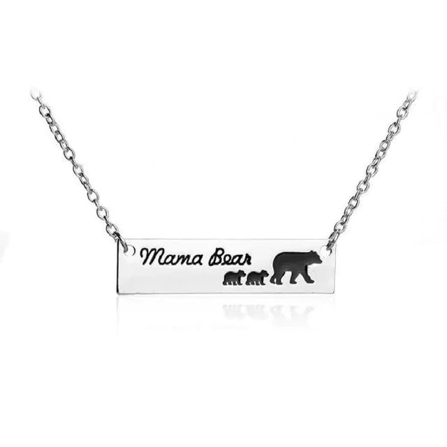 Mommy Bear Silver Keepsake