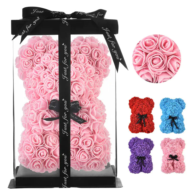 Enchanting Rose Teddy for Valentine's