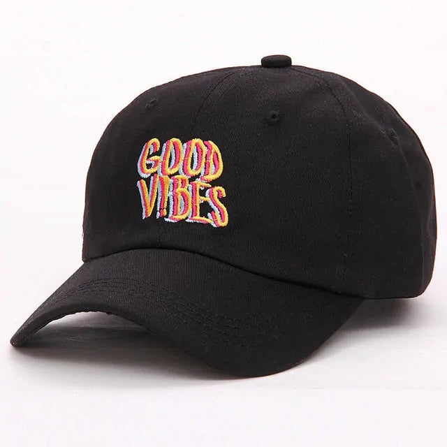 Stylish Good Vibes Embroidered Unisex Hat