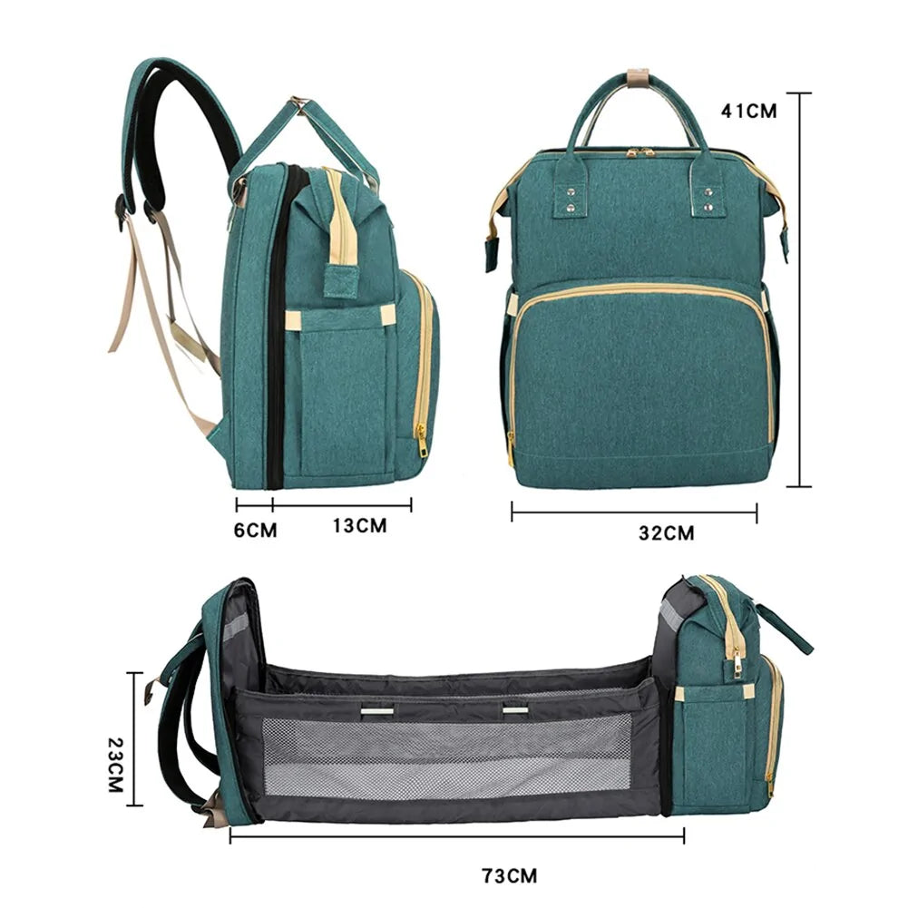 Travel-Ready Diaper and Crib Bag