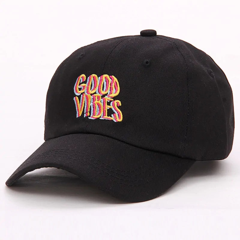 Stylish Good Vibes Embroidered Unisex Hat