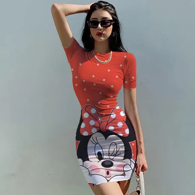 Mickey Mouse Summer Fun Dress for Women
