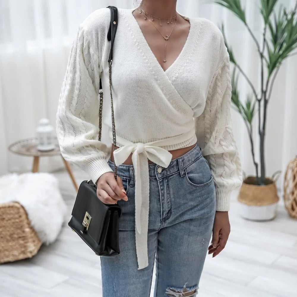 Signature Wrap Style Sweater