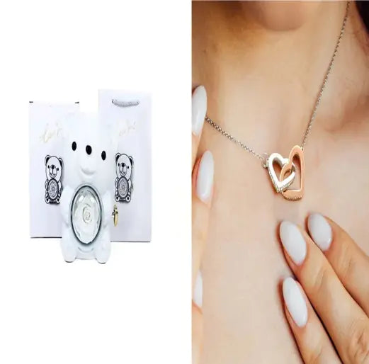 Everlasting Rose & Teddy Bear Gift Set
