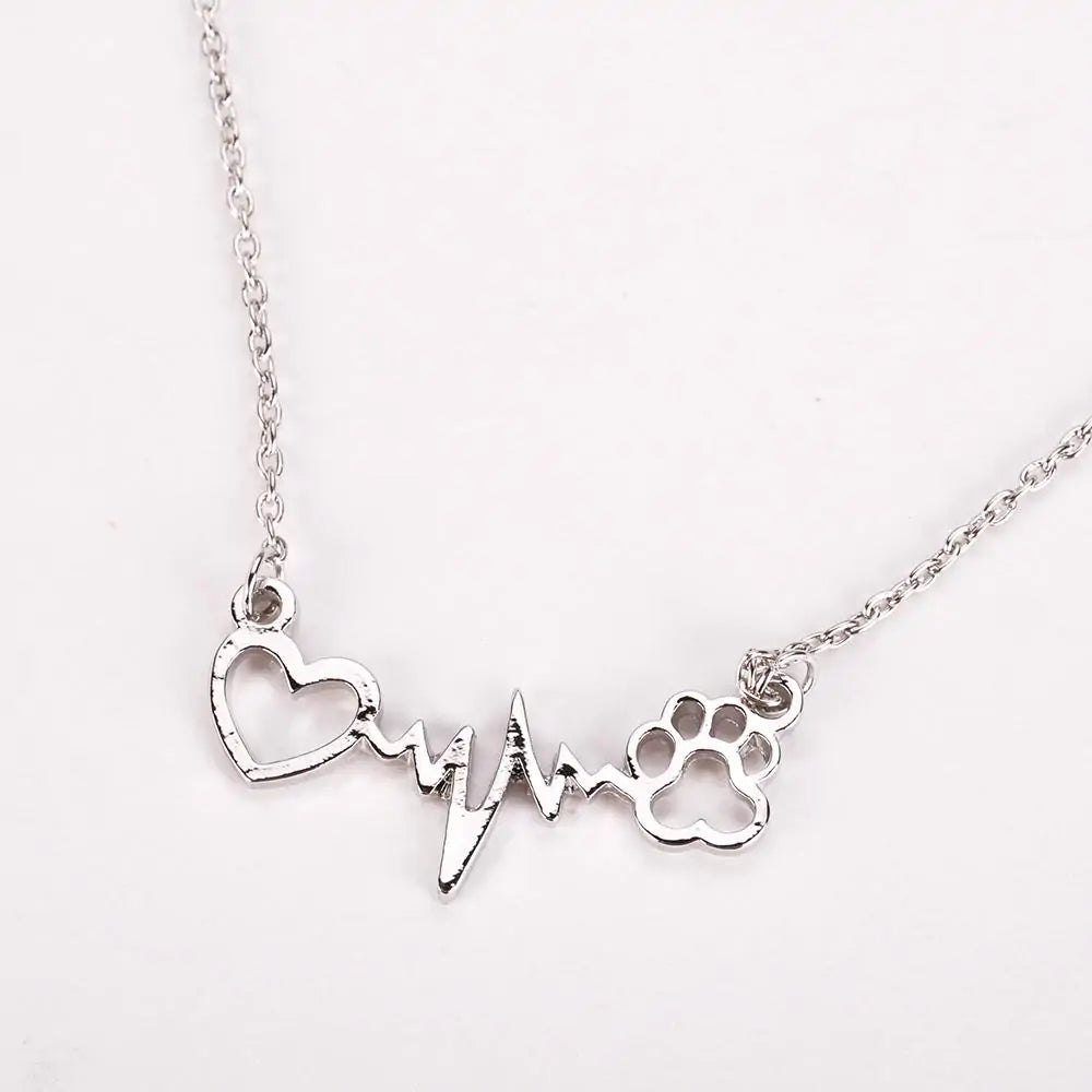 Pet Lover's Heart Necklace