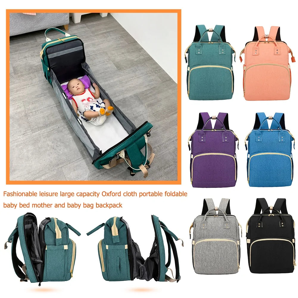 Travel-Ready Diaper and Crib Bag